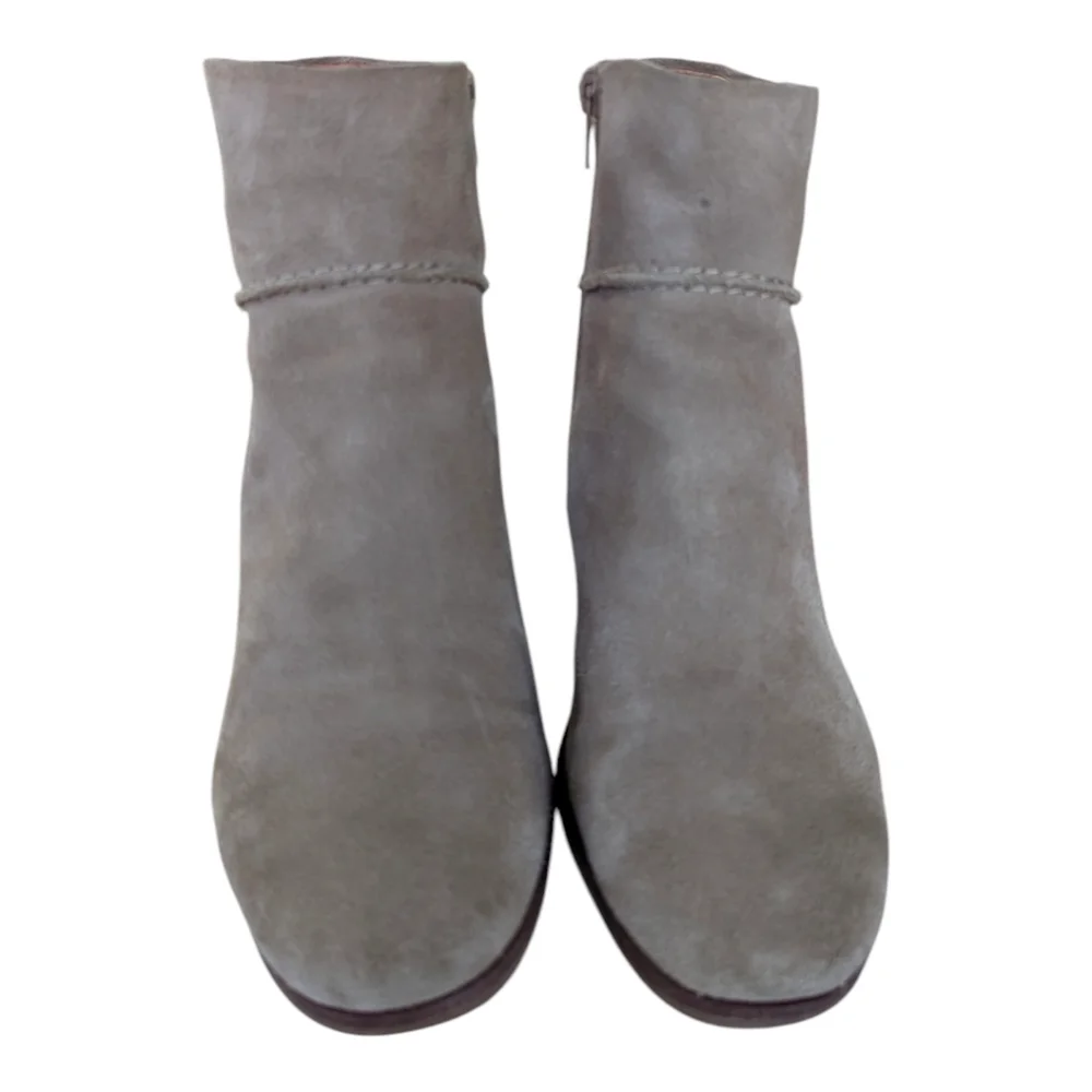 Lucky Brand Zollini, Split Suede, Wedge-Heel‎ Ankle Boot in Dune 7.5zM